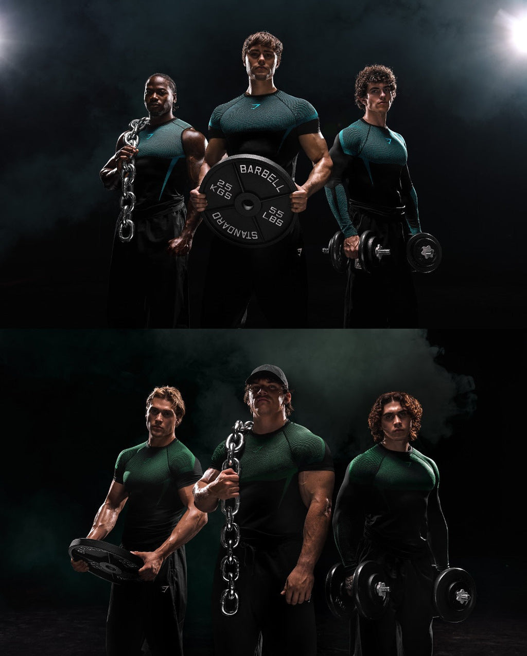 GYMSHARK/ONYX5 Short-Sleeve Compression Training Shirt