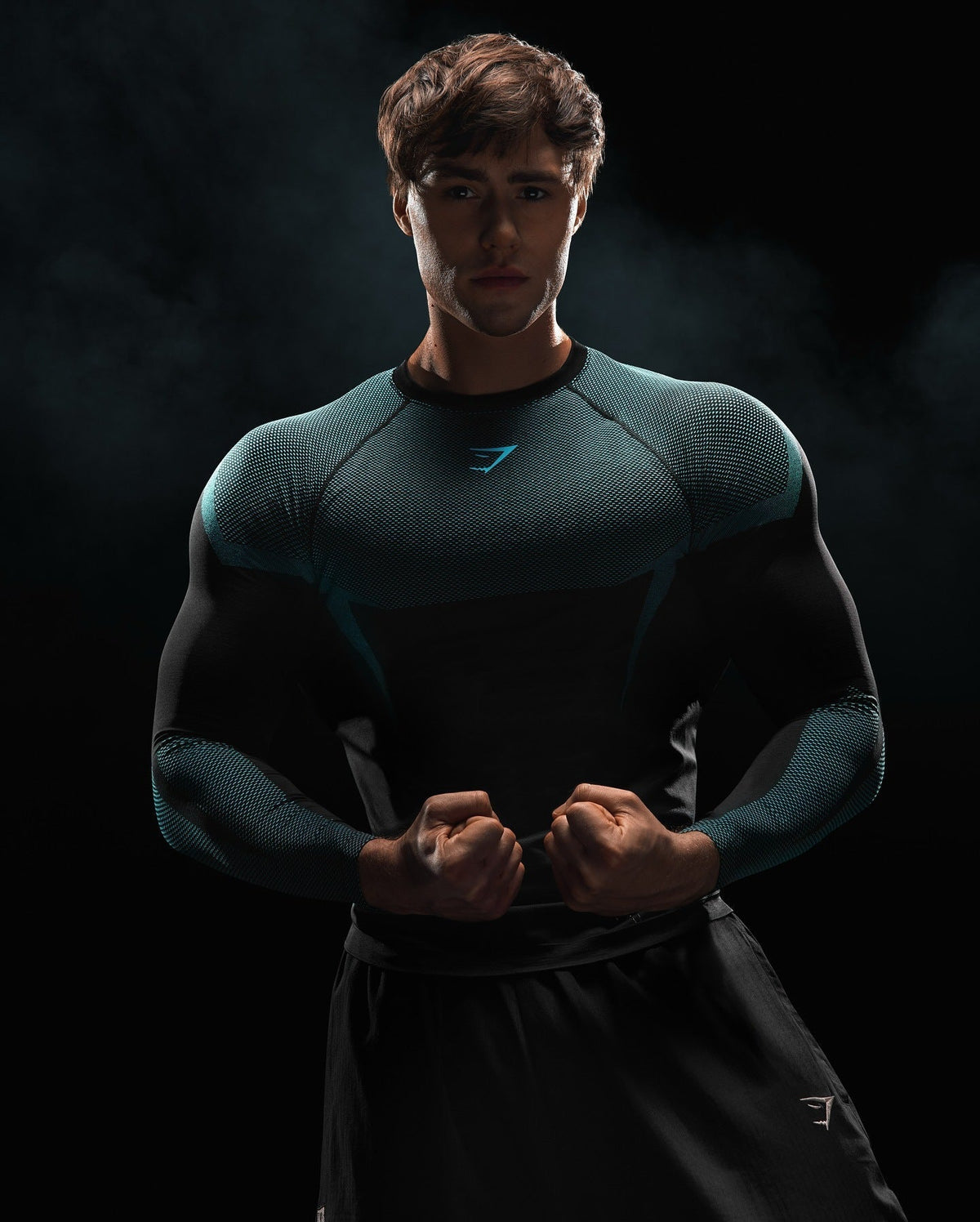 GYMSHARK/ONYX5 Long-Sleeve Compression Training Shirt
