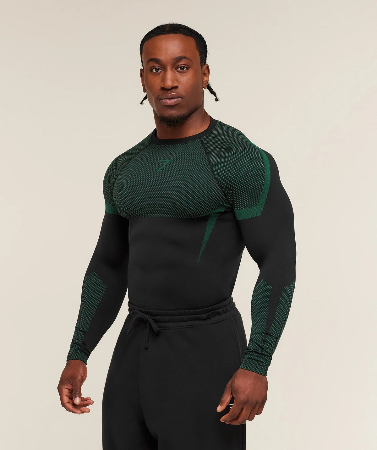 GYMSHARK/ONYX5 Long-Sleeve Compression Training Shirt