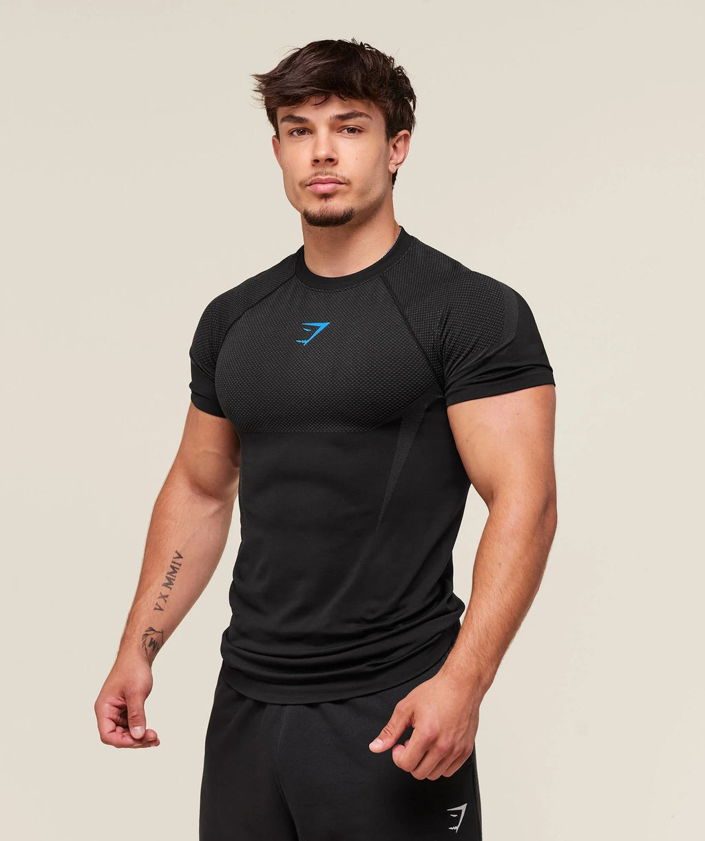 GYMSHARK/ONYX5 Short-Sleeve Compression Training Shirt