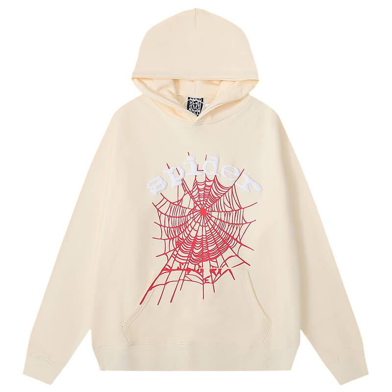 Sp5der Thug Spider Hoodie a??Apricot #8210