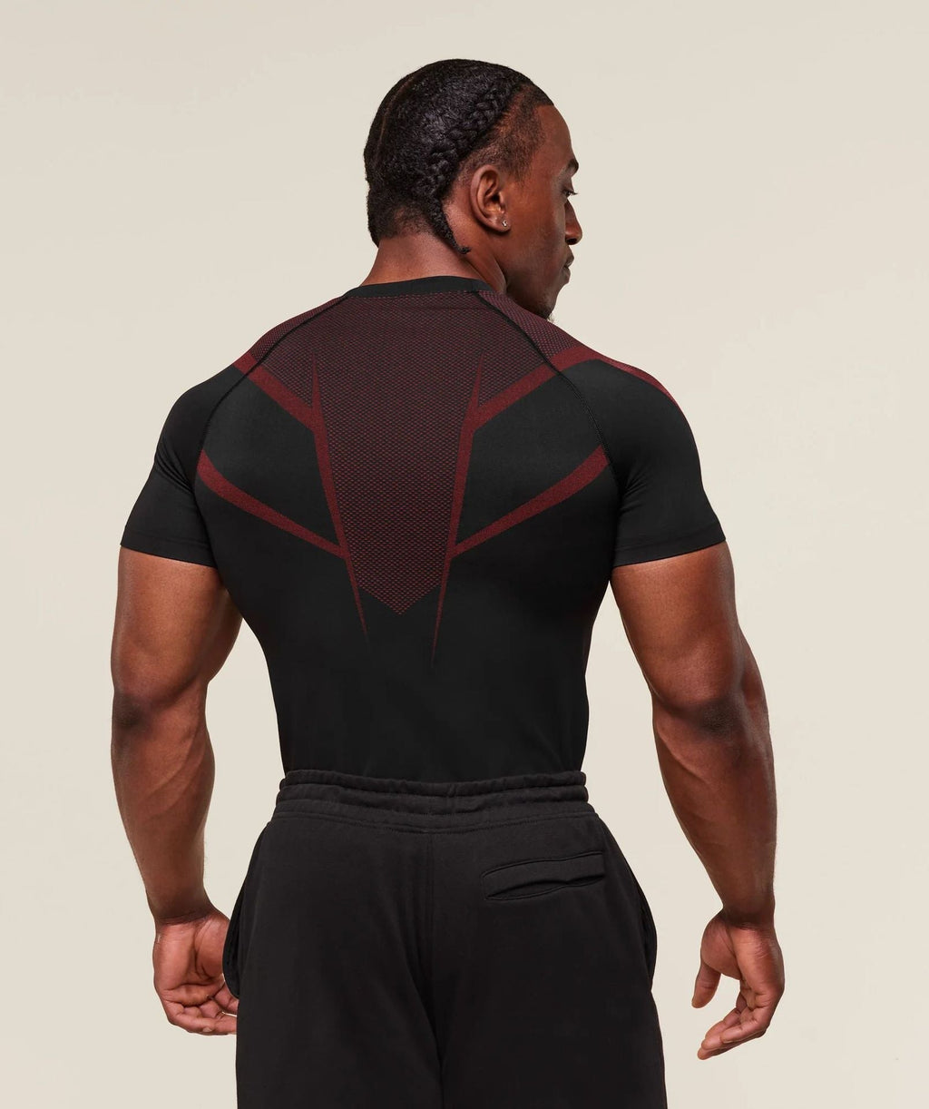 GYMSHARK/ONYX5 Short-Sleeve Compression Training Shirt