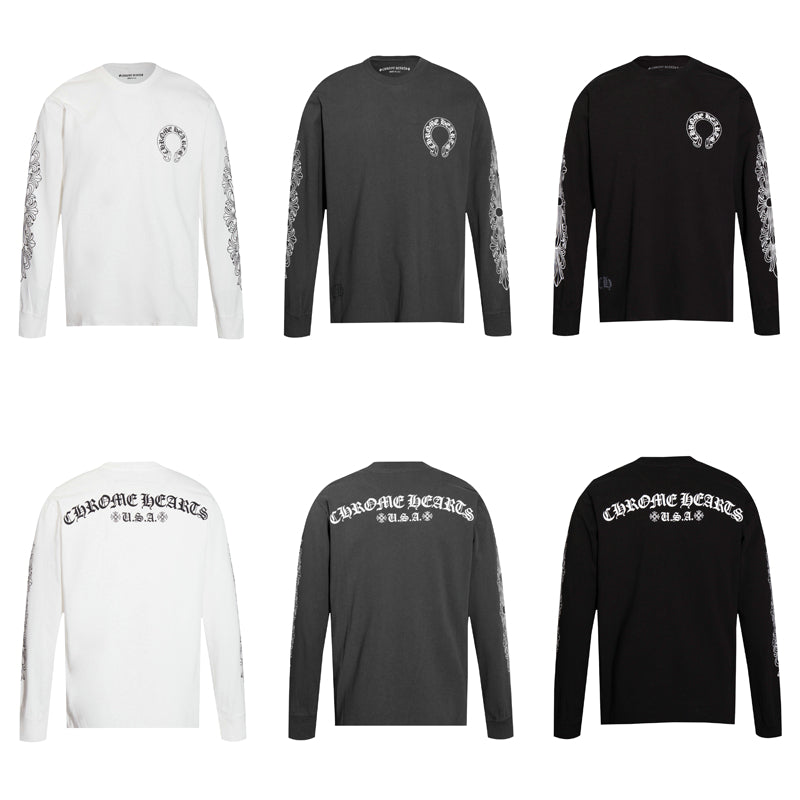 Chrome Hearts Men's Long-Sleeve Sweatshirt K8005