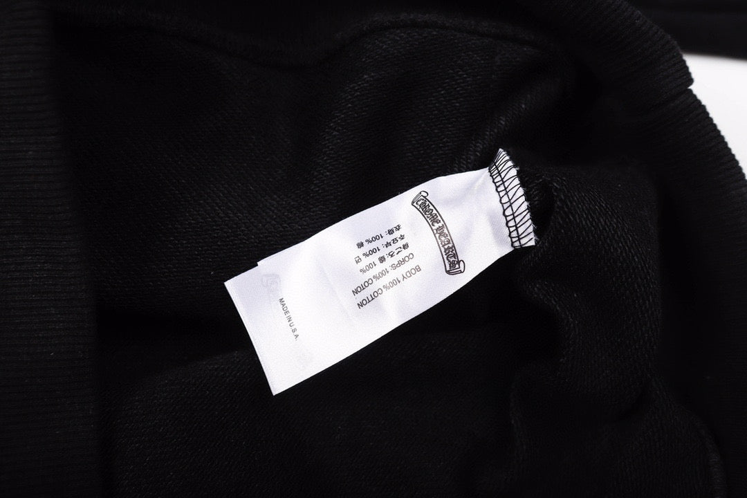Chrome Hearts Hoodie - Black Street Style Embroidered 851