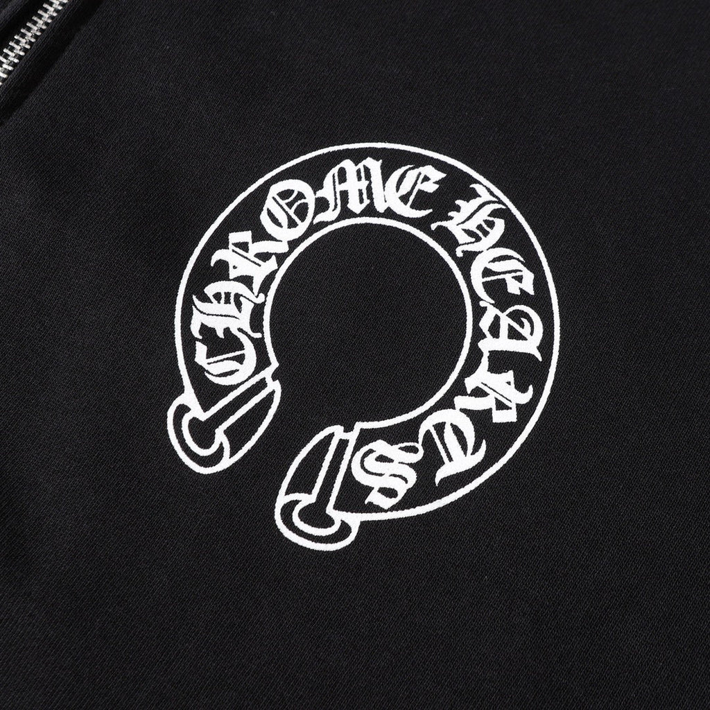 Chrome Hearts Hoodie - Black Street Style Embroidered 851